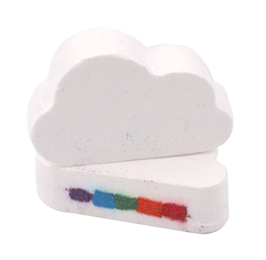 Nuage de bain arc-en-ciel